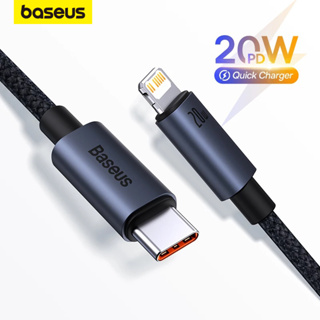 Cabo De Carregamento Rápido Baseus PD 20W USB-C Para iP 13 12 11 Pro Max em Oferta na Shopee