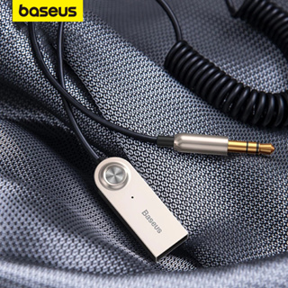 Baseus Receptor Sem Fio Bluetooth 5.0 Car Aux 3.5mm Para Speaker Headphones em Oferta na Shopee