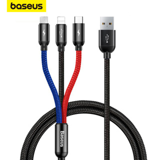 Baseus 3 in 1 3.5A USB Type-C Lighting Cable For Phone em Oferta na Shopee