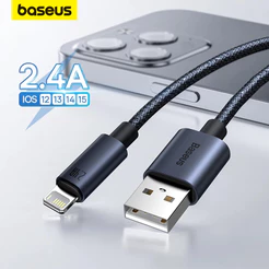 Cabo De Dados USB Para Iluminação Baseus iP 13 12 11 Pro Max 8X