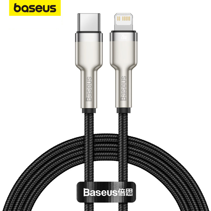 Baseus 20W Tipo C para Cabo de Iluminação Suporta Carregamento Rápido para Phone em Oferta na Shopee