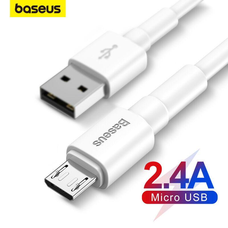 Baseus Cabo Usb Para Micro Phone Para Redmi Xiaomi em Oferta na Shopee