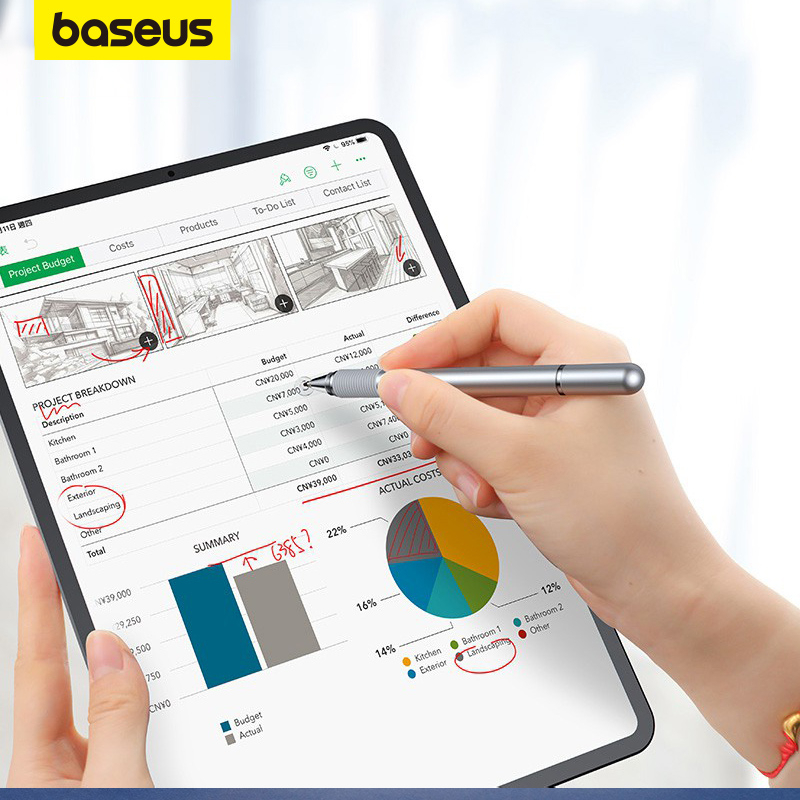 Baseus Double Using Capacitive Stylus Pen em Oferta na Shopee