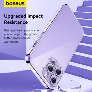 Baseus Estojo De Telefone Transparente Para iP 14 13 12 11 Pro Max