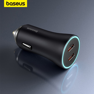 Baseus 40W Carro Carregador Duplo PD Rápido Carregamento USB C Suporte Carga Rápida 3.0 FCP AFC Para iPhone 12 13 14 Samsung Xiaomi