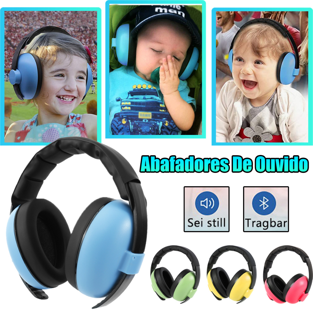 Abafadores De Ouvido Com Redução De Ruído Defensores Para Crianças Fita Ajustável SHOPSKC7160 em Oferta na Shopee
