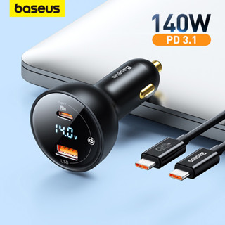 Baseus 140W Carregador De Celular Para Carro PD3.1 QC3.0 Carga Rápida iPhone Macbook Pro Laptop