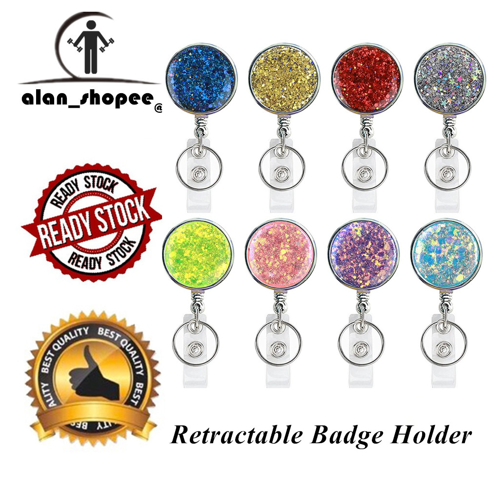 1 Pacote Porta Crachá Retrátil ,-Cartões Para De Plástico Leve Com Chave Clip De Apoio Enfermeira , Voluntário , Professor , Estudante , Escritório em Oferta na Shopee