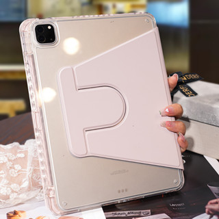 ipad 360 Graus De Rotação Caixa Para Air 4 5 10.9 Pro 11 12.9 Com slot De Caneta 9a Geração 10a 8a/7a 10.2 Concha Dura Acrílica Pro10.5 6a 9.7 3 air2 1 Tampa