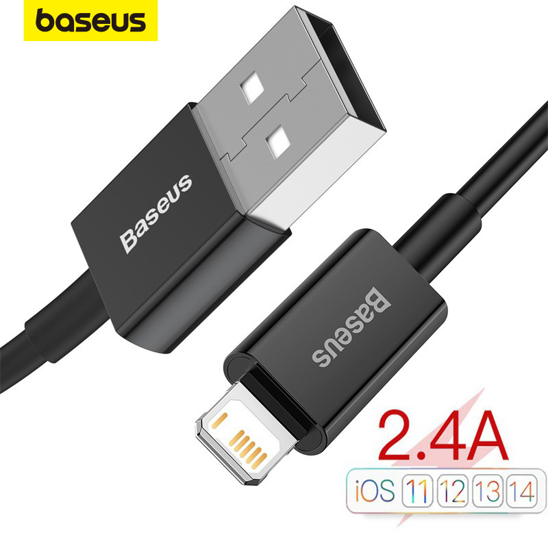 Cabo De Dados De Carregamento Rápido Baseus 2.4a Para Ip em Oferta na Shopee