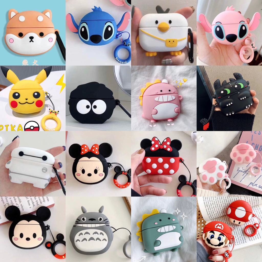 Para Redmi Buds 4 Pro Case 3D cartoon De silicone soft shell Xiaomi Manga Protetora bluetooth Capa À Prova De Choque