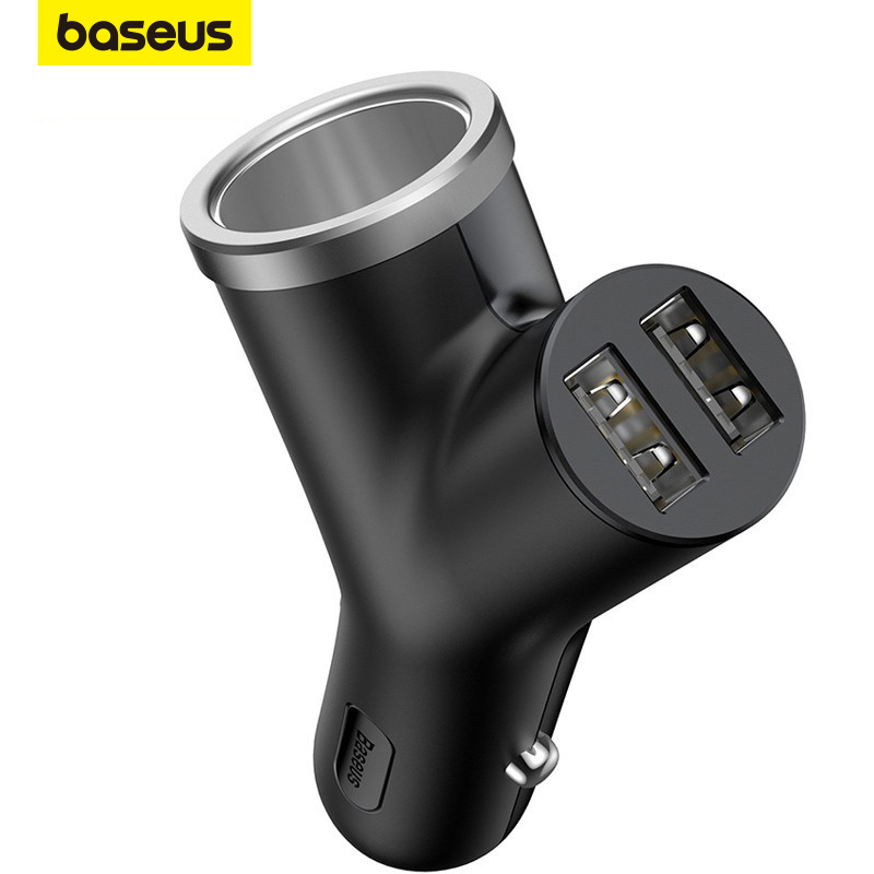 Baseus Carregador Veicular Dual USB