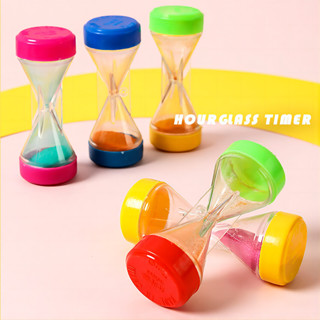 Crianças Plástico Pequena Ampulheta Pequena Ampulheta Estudante Timer Desktop Decoração Pequenos Ornamentos Prêmios Jardim de Infância Presentes Mercado Noturno Brinquedos de Bancada YL120