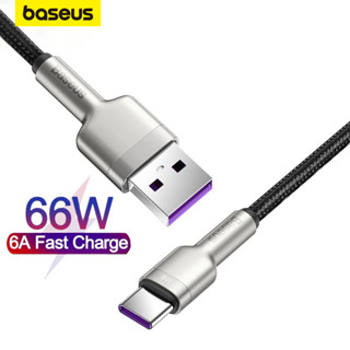 Baseus Cabo De Dados De Metal Usb Para Tipo-C Cafule Série 66w Para Huawei