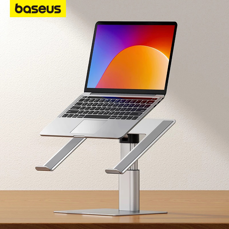 Baseus Suporte Ajustável De Liga De Alumínio Antiderrapante Para Laptop/Macbook/Tablet