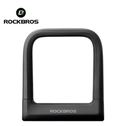 Fechadura Em U De Silicone Rockbros Forma De Bicicleta Anti-Roubo Para Veículos Elétricos Com 2 Chaves