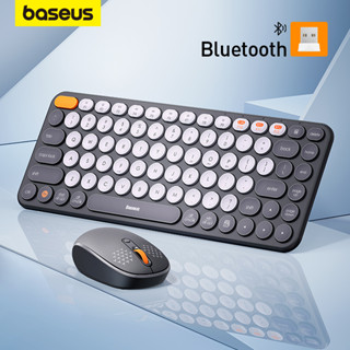 Baseus Creator Wireless Tri-Mode Keyboard Mouse Silent Design Ergonômico Para Computador Portátil PC
