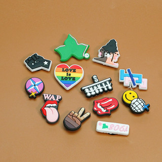 Shoe Decoration for Croc Pins Colorfully Creative Fashion Personality DIY Shoes Shoe Charms Pins Accessories Jibz for Croc