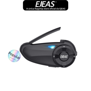 EJEAS 1Pc Q7 Intercomunicador De Fone De Ouvido De Motocicleta Até 7 Pilotos Interfone Sem Fio Bluetooth 5.1 Quick7 À Prova D'água em Oferta na Shopee