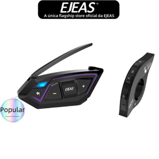 Controlador EJEAS EUC E MS8 Capacete Sem Fio Para Motocicleta Bluetooth MS8 Intercomunicador À Prova D