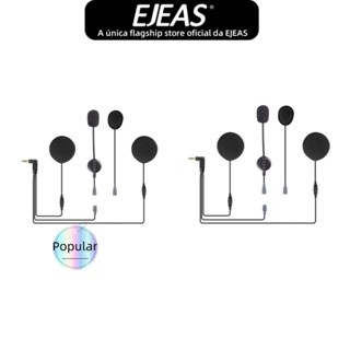 EJEAS Um Cour Motorcycle Helmet Headset com Foam Speaker cobre Microphone Sponges para EJEAS Q7 em Oferta na Shopee