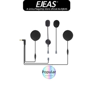 EJEAS Fone De Ouvido Para Motocicleta Com Tampas De Espuma Microfones EJEAS Q7 em Oferta na Shopee