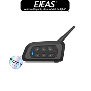 EJEAS V4C PLUS Fone De Ouvido De Intercomunicação Bluetooth Referee , 5.1 , 4 Pessoas Falam Em Tempo real Impermeável 1 Pacote Para Shoei AGV KYT Yamaha Honda Forza 250 em Oferta na Shopee