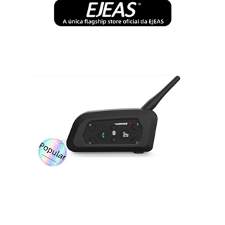 EJEAS V6 Pro+ Type-c Capacete De Motocicleta Fone De Ouvido Bluetooth Intercomunicador Para AGV Yamaha em Oferta na Shopee