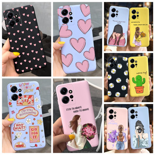 Xiaomi Redmi Nota 12 4G 2023 Caixa Cacto Do Coração Fofo Amor Meninas Padrão Telefone Nota12 4G Capa Macia