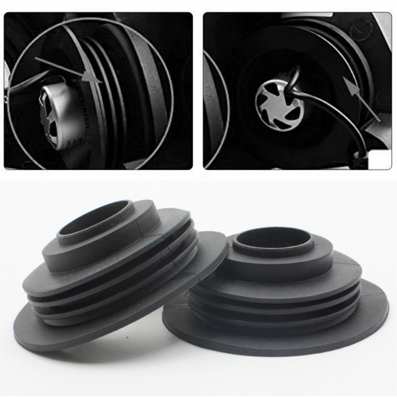 2Pcs C6 Lâmpada LED Para Farol C6 Tampa De Vedação À Prova D'água H1 H3 H4 H7 H8 H9 H11 H7 D'água Faróis De Motocicleta