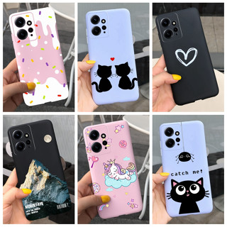 Capa À Prova De Choque Xiaomi Redmi Nota 12 4G 2023 Lovely Cat Unicorn Pro 4G