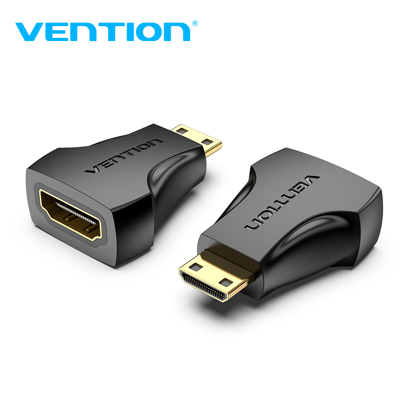 Cabo Vention Mini/Micro HDTV para HDMI 3D 4K 30Hz Adaptador HDMI para HDTV, Laptop e Monitor