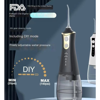 Limpador Dentário Waterpik Elétrico Portátil Irrigador Oral USB Carregando Instrumento Dental Waterpick