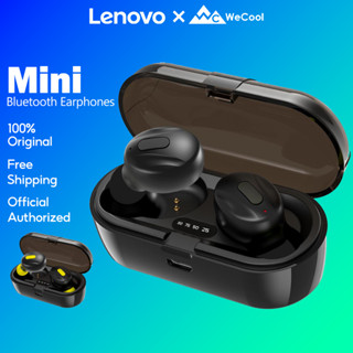 Fone de Ouvido Bluetooth Lenovo x WeCool Moonwalk Mini True Wireless Earphone Bluetooth 5.1 HD Estéreo Baixa Latência Jogos com microfone HD Music