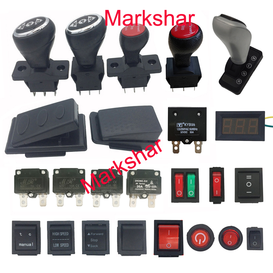 Universal Motorcycle Interruptor De Motocicleta Baby Motor Carro Elétrico Para Trás Crianças depan belakan pedal , Energia Botão