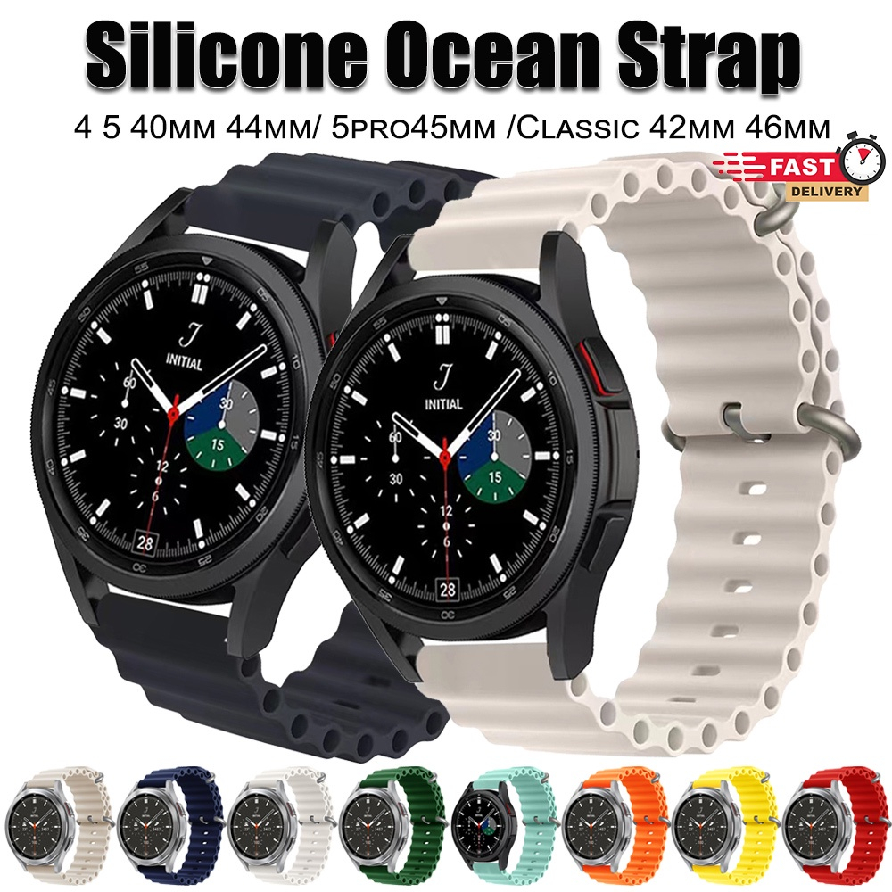 Pulseira De Silicone Oceano De 22mm Para Garmin Abordagem S60 S62 Fenix5 5Plus 6 6Pro 7 Relógio Intinct1 2 Ajuste Rápido