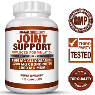 Suplemento De Apoio Às Articulações De Alívio-Com Glucosamina Condroitina Cúrcuma MSM Boswellia-Arazo Nutrition