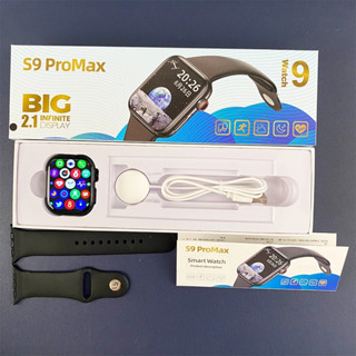 Watch 9 Smartwatch IWO S9 Pro MAX De 2,1 Polegadas Tela HD De 49mm Chamada Bluetooth Sem Fio Carregamento Relógio Inteligente Para Apple Android