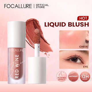 FOCALLURE Blush Natural Líquido de Maquiagem Vinho Tinto para Bochecha/Ressaca em Oferta na Shopee