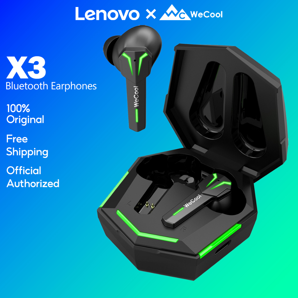 WeCool Freesolo X3 Gaming True Wireless Earphone Com Luzes RGB 60ms Baixa Latência E 30 Horas De Duração Bluetooth 5.1