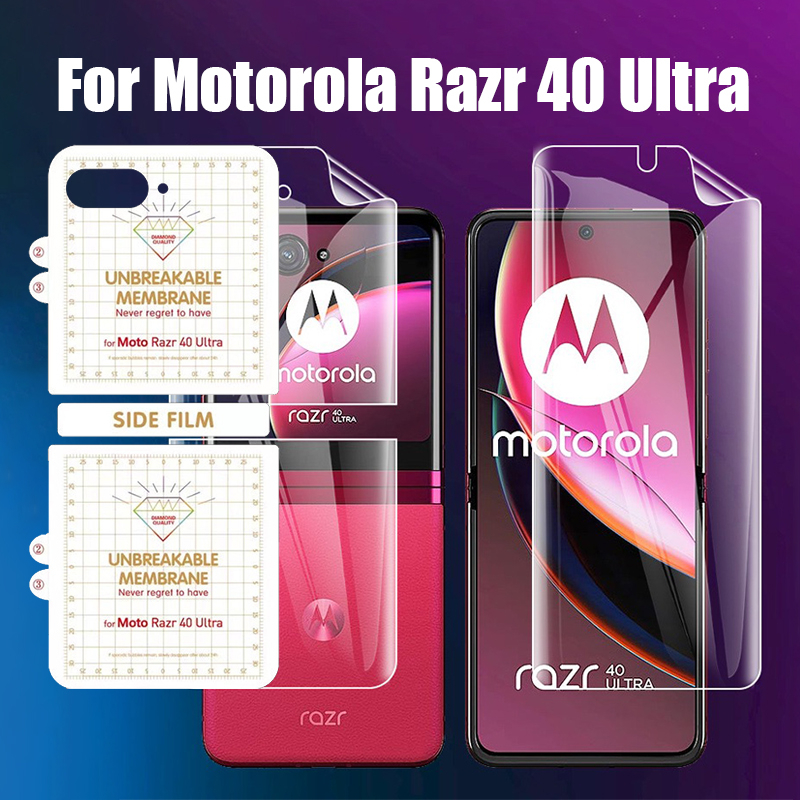 Filme De Hidrogel Para Motorola Razr 60 Ultra/50 Moto 40 Protetor De Tela HD À P