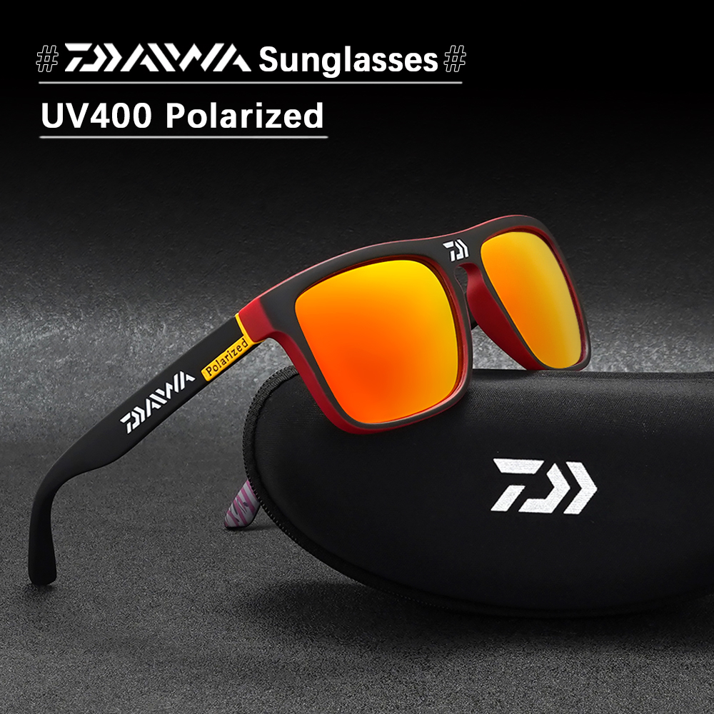 DAIWA óculos de pesca polarizado UV400 2025 masculino corrida esportivo oculos de sol para ciclismo ciclista MTB bike em Oferta na Shopee