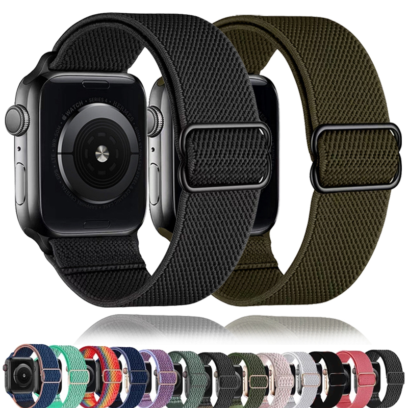 Pulseira Scrunchie Para Relógio Apple Watch Band 44mm 38mm SE iwatch Série 4 5 6 7 8 41mm 45mm 40mm 42mm 49mm Ultra