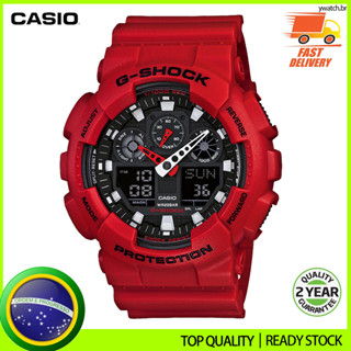 Relógio De Pulso Esportivo GA-100B-4A À Prova D