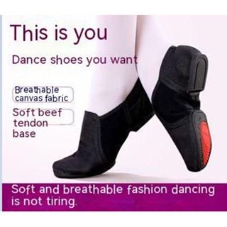Sapatos de Dança de Verão Sapatos de Dança de Lona Macia Jazz para Mulheres