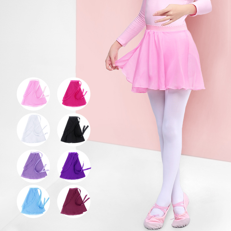 Meninas Chiffon Ballet Saia De Dança Skate Scarf em Oferta na Shopee