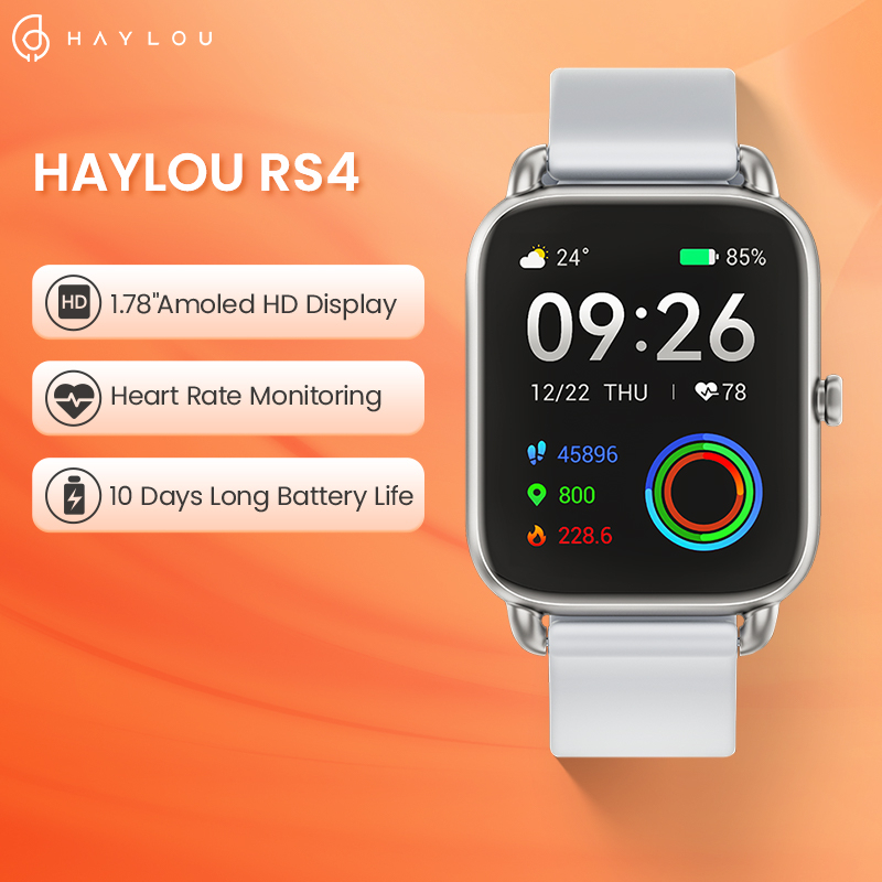 HAYLOU RS4 LS12 Relógio esportivo inteligente Hd Smartwatches quadrados