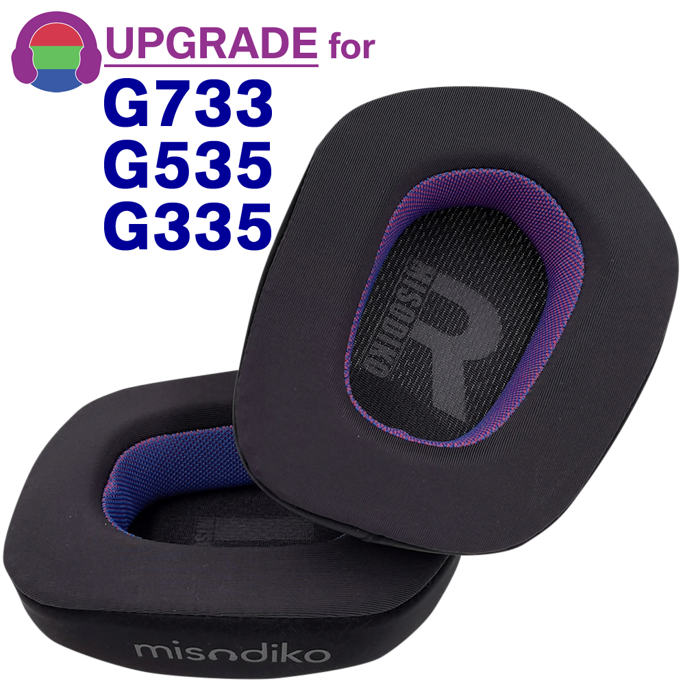 misodiko Substituição Atualizada De Earpads Para Fones De Ouvido Logitech G733/G535/G335 Gaming Headset