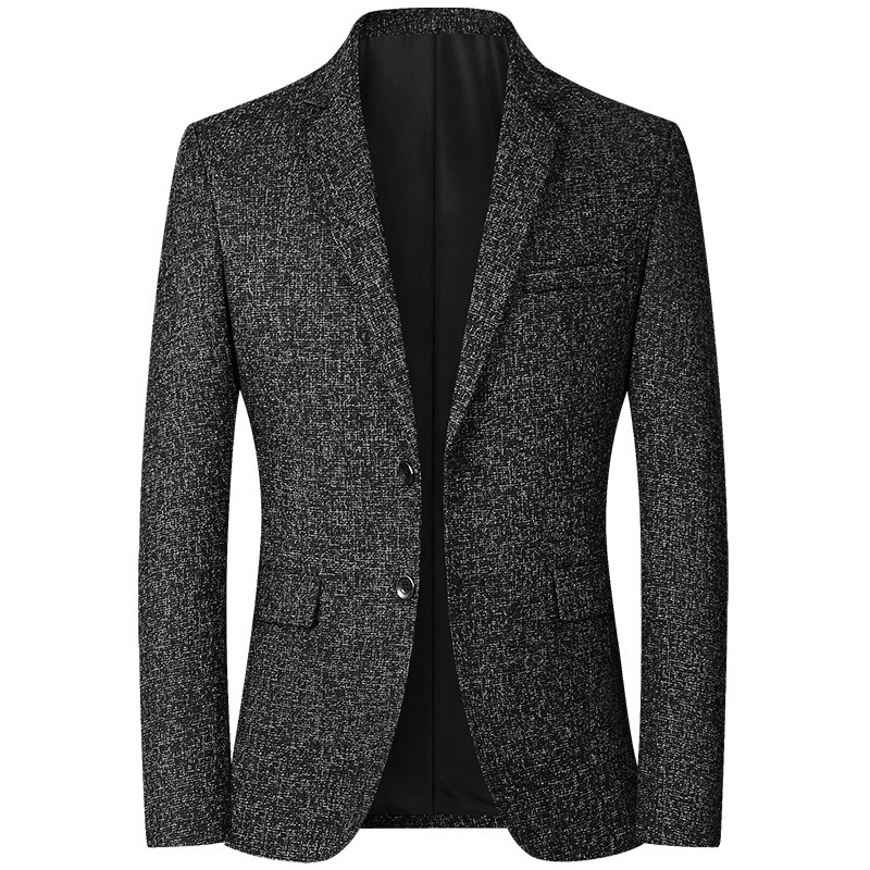 Blazer Masculino Slim Fit Homem De Negócios Sênior