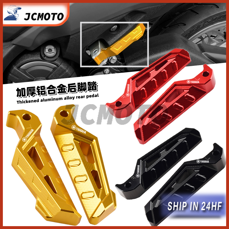 Para YAMAHA NMAX 155 V1 V2 Mio i 125 AEROX155 XMAX 300 Pedais De Apoio Os Pés Do Passageiro Traseiro CNC